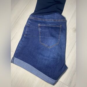 S.O.N.G maternity Dark Blue Cropped Jeans